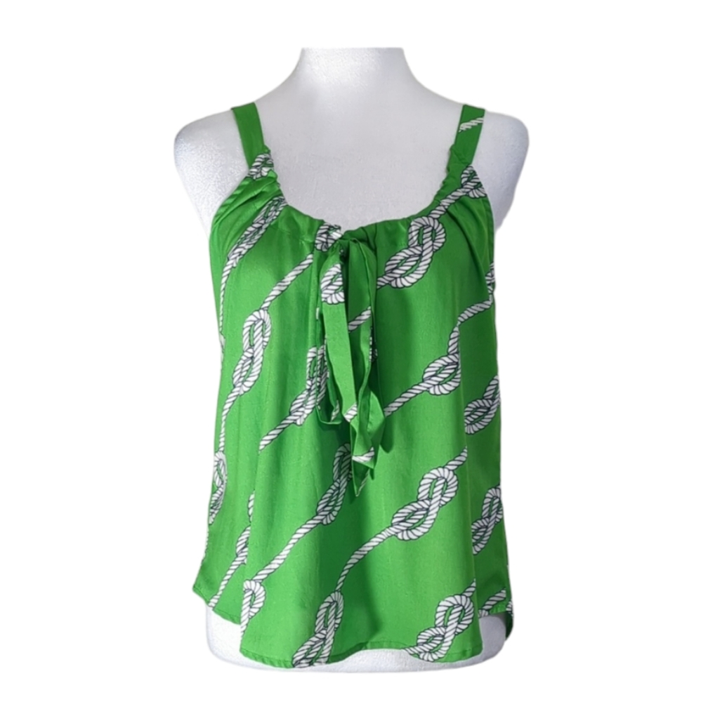 Porridge  blouse crop top size XS color green